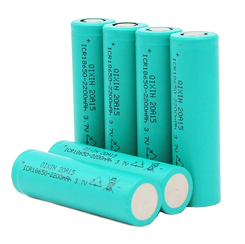 8c Middle Power Li-ion 18650 3.7V 2200mAh Cell 8c Continuous Discharge Rate Li Ion Cylindrical Power Cell