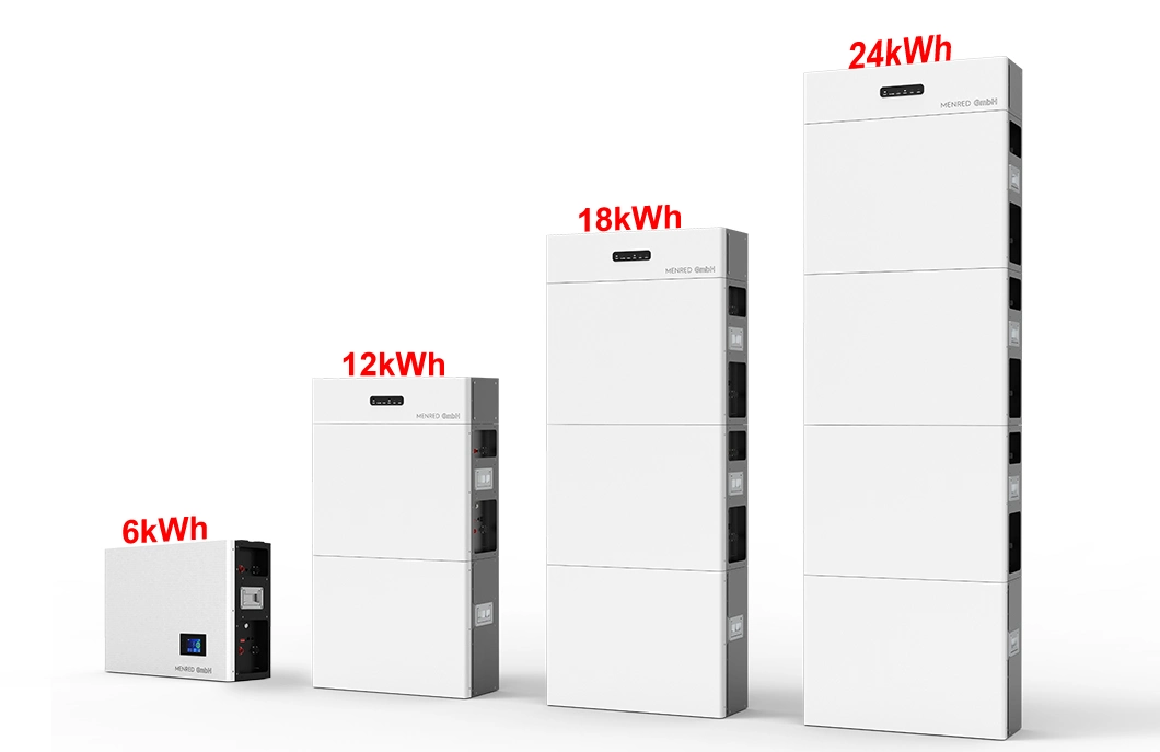 Rechargeable Deep Cycle 10 Years Warranty Stackable Storage Battery 48V Powerwall Tesla Home 5kwh 6kwh 10kwh 12kwh 18kwh 20kwh 24kwh Lithium Solar Battery